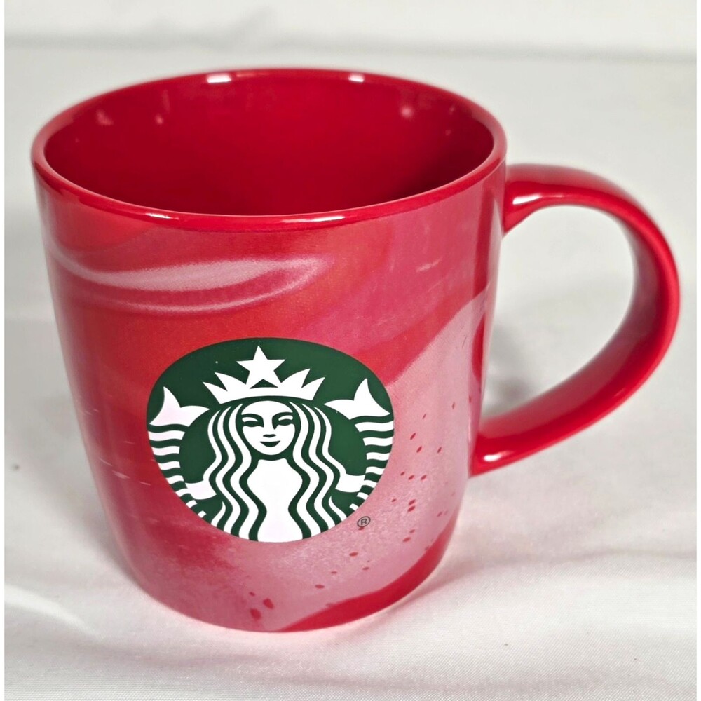 Starbucks Red Mug Green Siren Logo 11 fl oz / 325 mL Coffee & Tea 2024